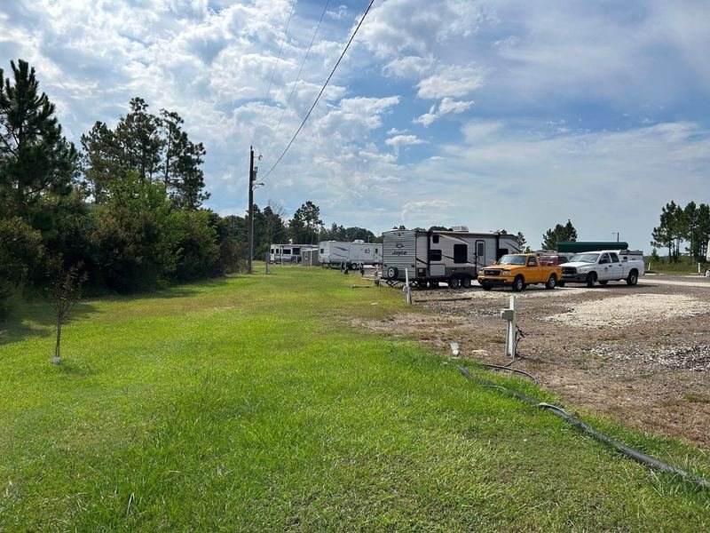 RV pads and hookups