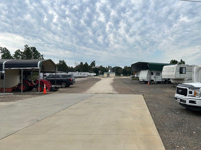 Open field at Happy Days RV Park